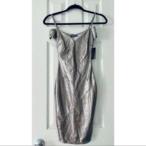 ✨Silver Platinum Fashion Nova Dress✨